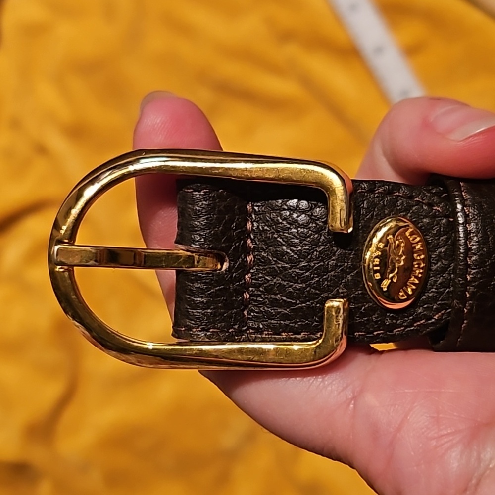 Longchamp Leather Belt